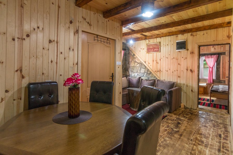 Apartment dining and living room