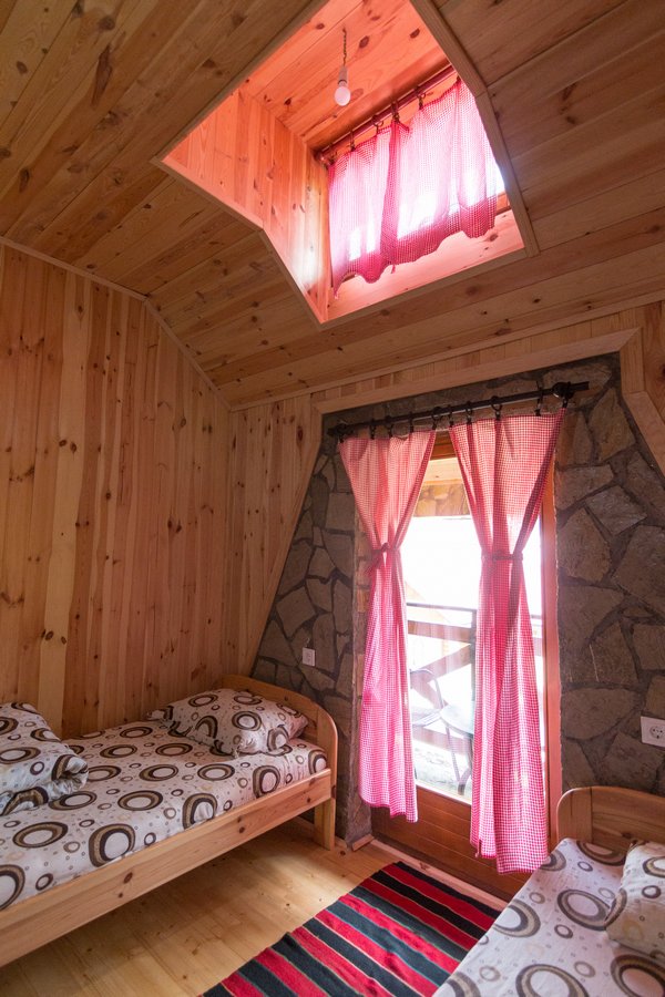 Bedroom skylight and terrace door