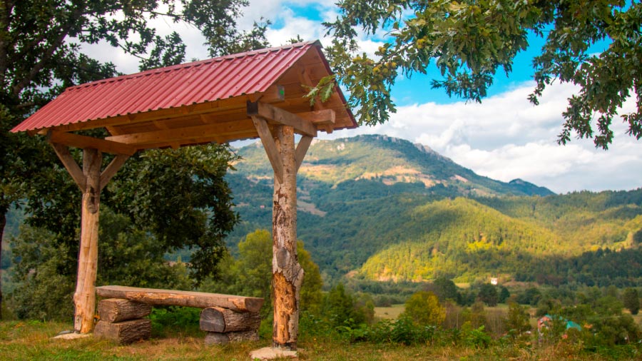 Mountain viewpoint near Mojkovac